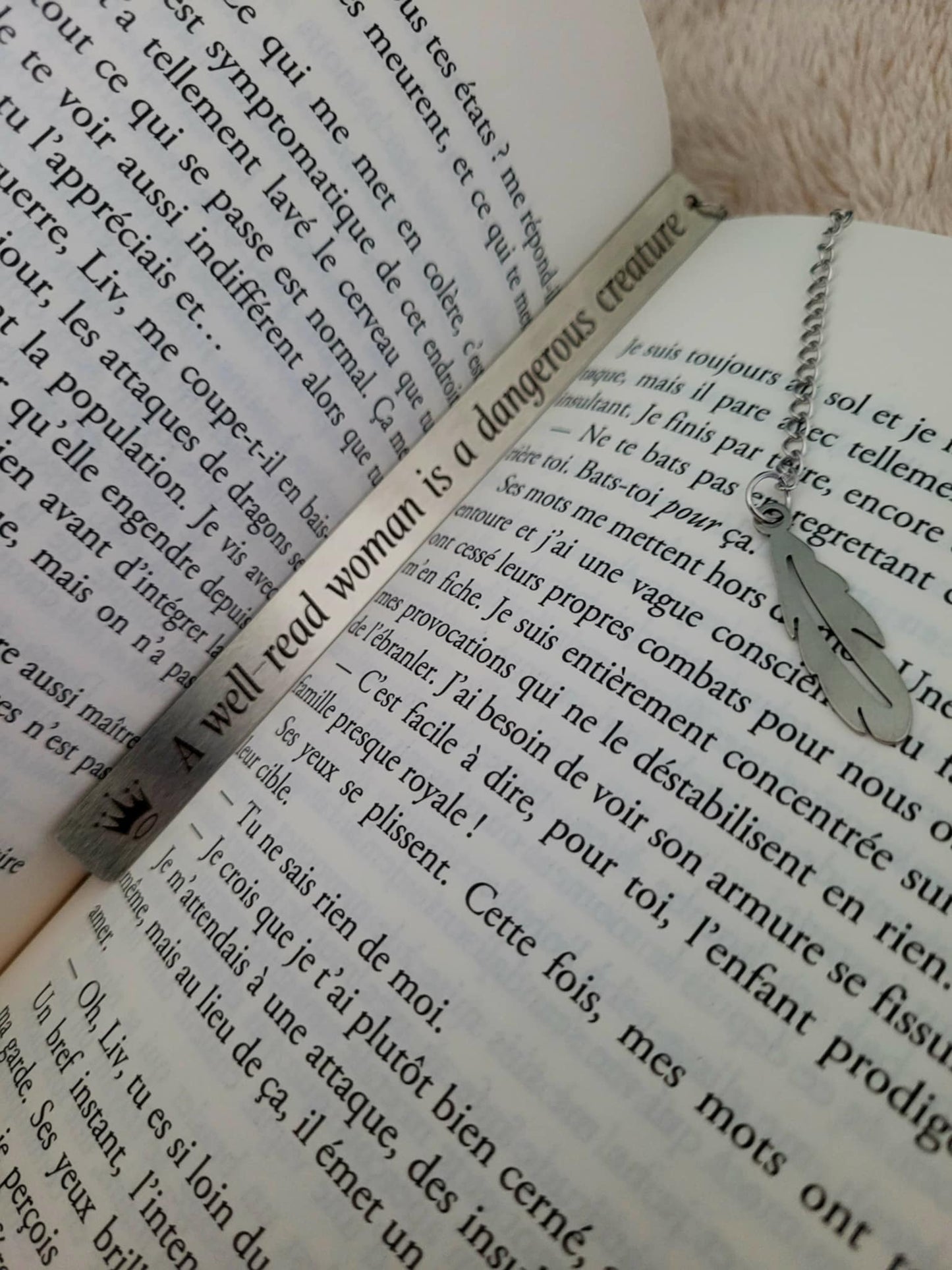 Marque-pages " Lectrice Fatale"