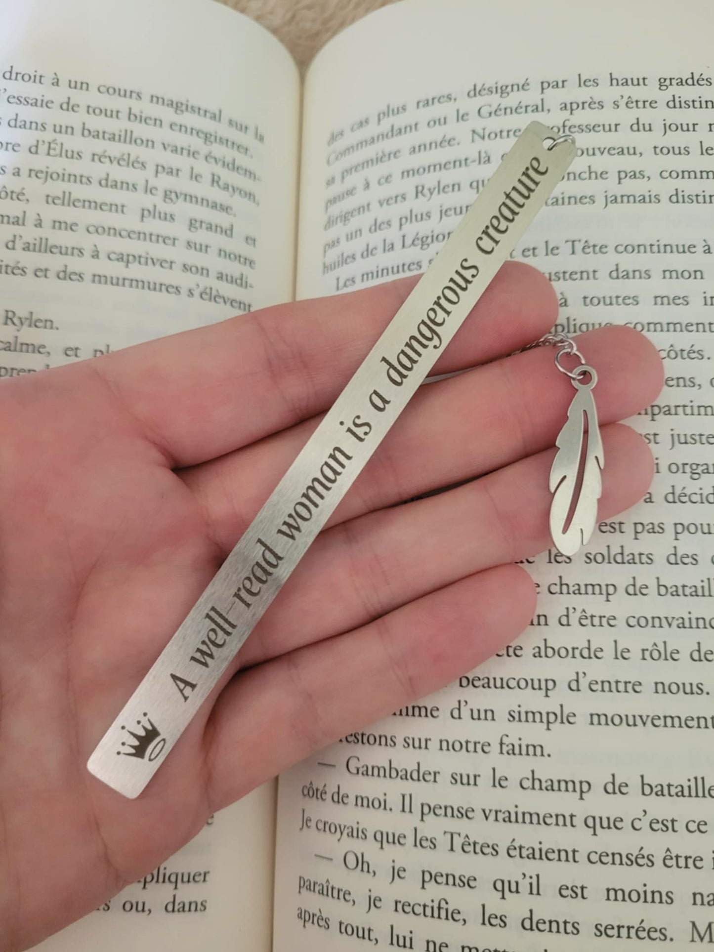 Marque-pages " Lectrice Fatale"