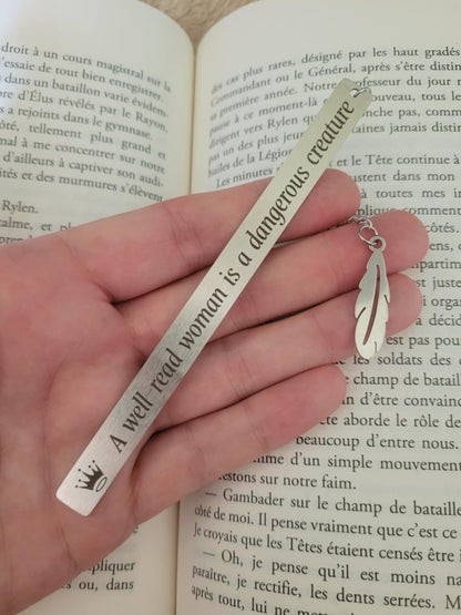 Marque-pages " Lectrice Fatale"
