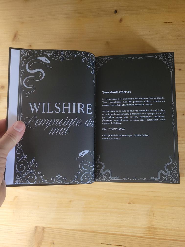 Wilshire : l'empreinte du mal- Relié ( Occasion)